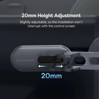 Baseus Folding Car Mount Magnetic Phone Holder For Tesla - Black