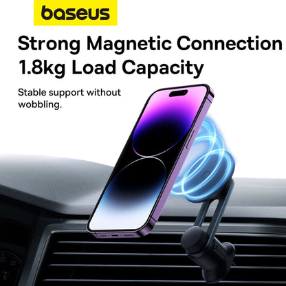Baseus MagPro Series 360° Adjustable Magnetic Car Phone Holder - Black