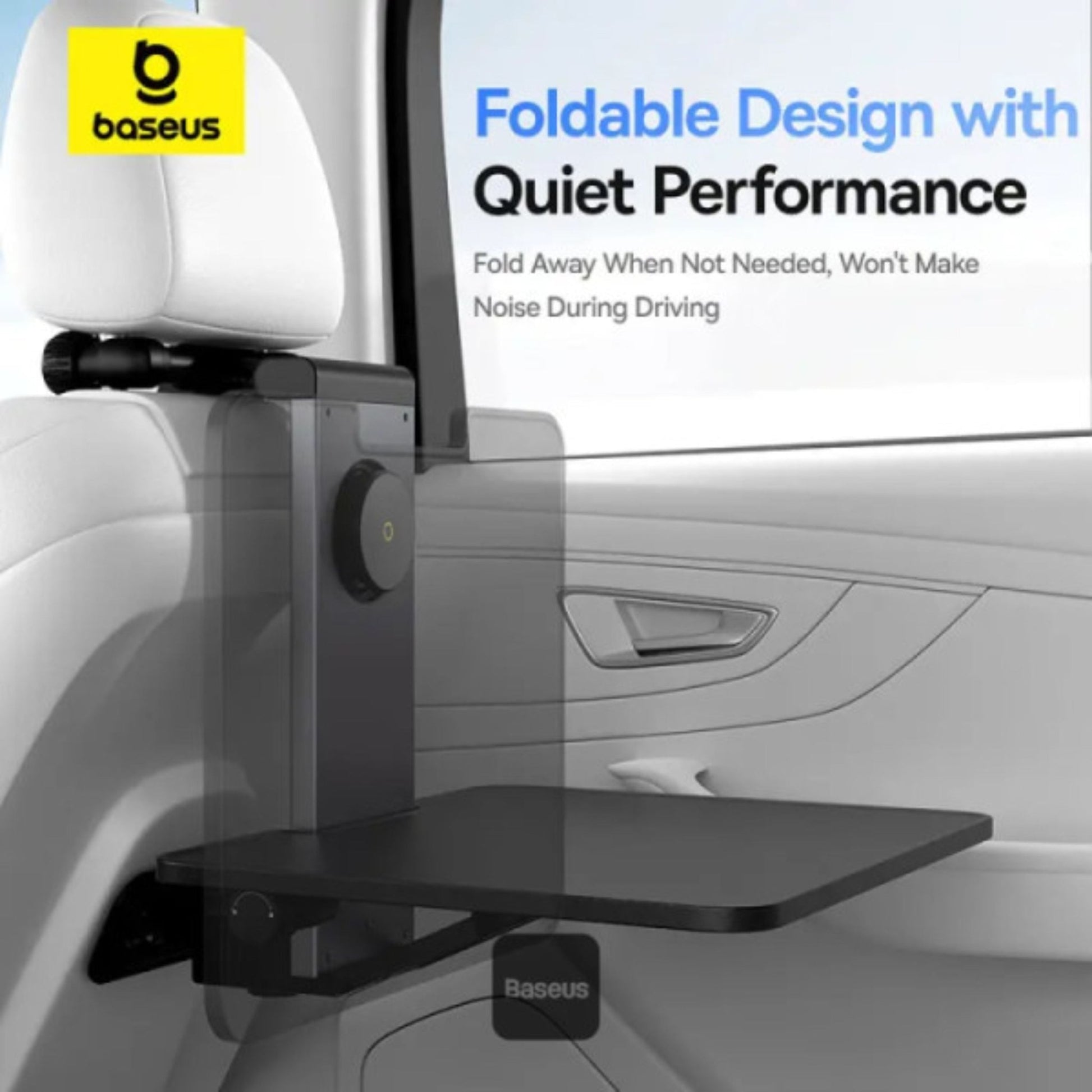 Baseus MagPro Series II Multipurpose Versatile Car Mount for Backseat Headrest - Black