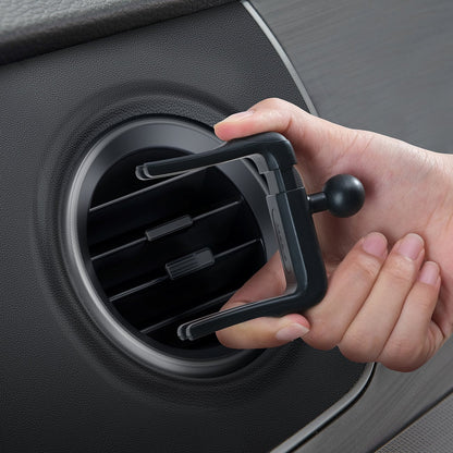 Baseus Metal Age II Gravity Holder for Round Car Air Vent - Dark Grey