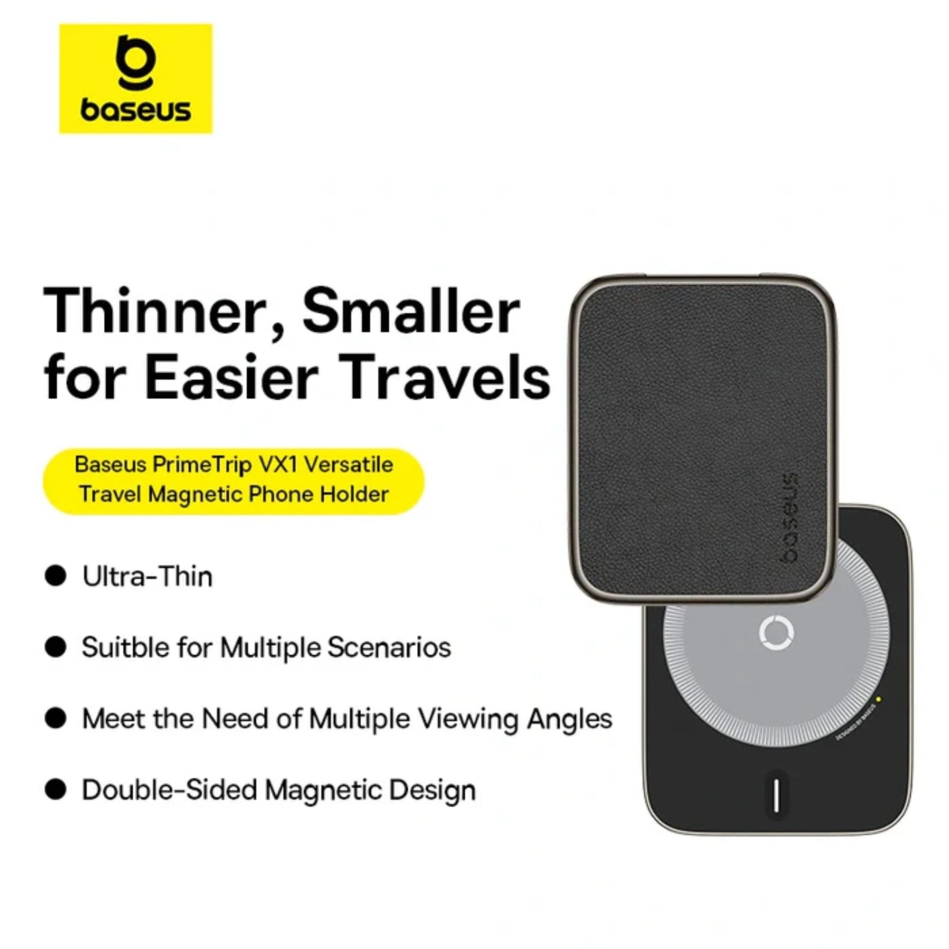 Baseus PrimeTrip VX1 Magnetic Car Phone Holder - Black