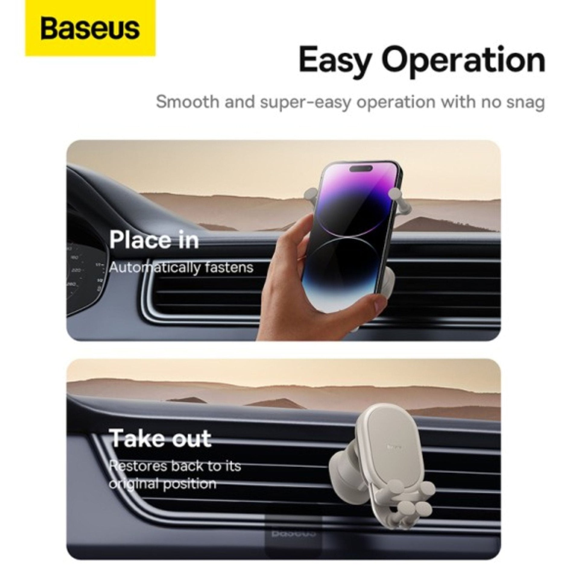 Baseus Stable Series Gravitational Car Mount Air BS-CM013