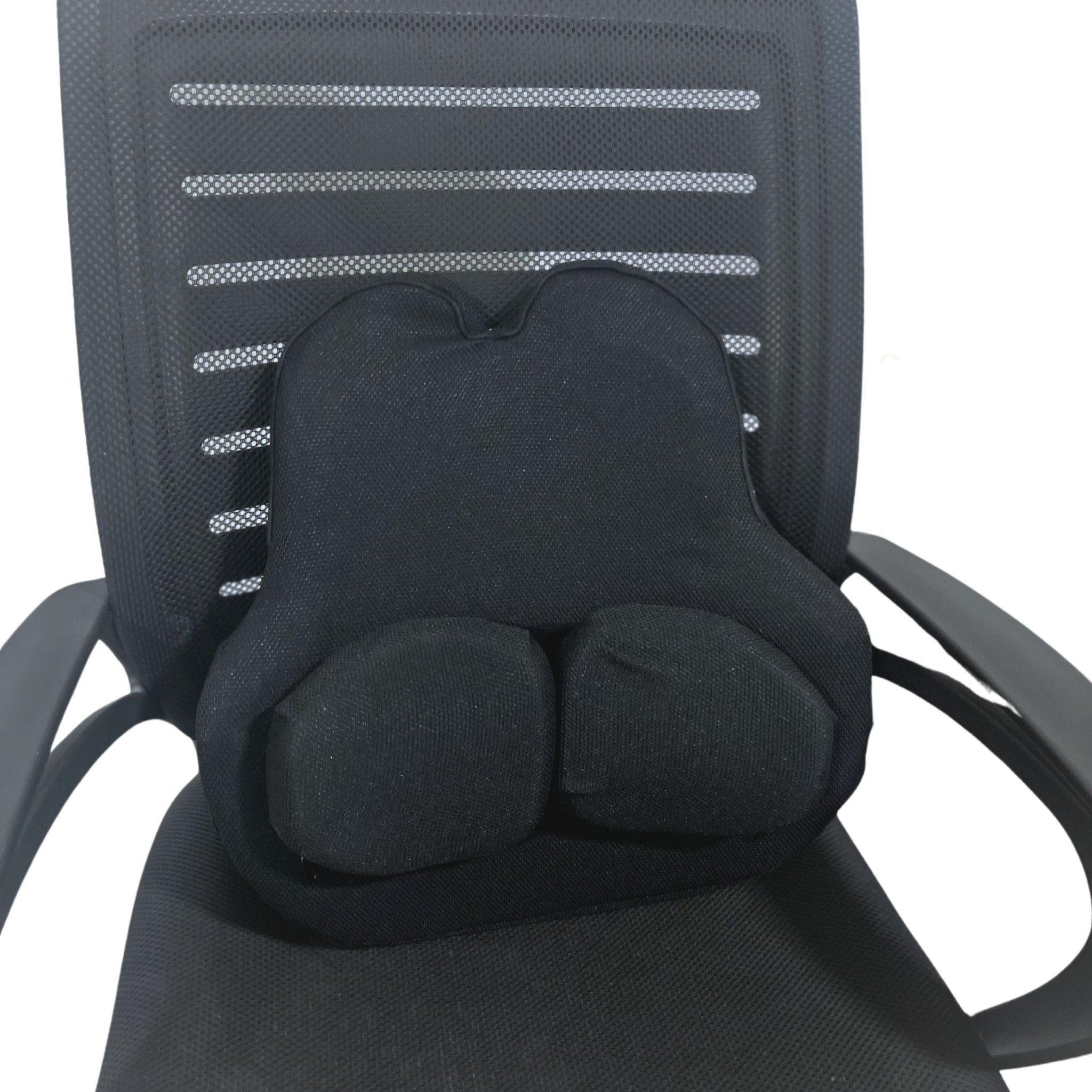 Bcomfort Adjustable Lower Back Support Cushion - Black