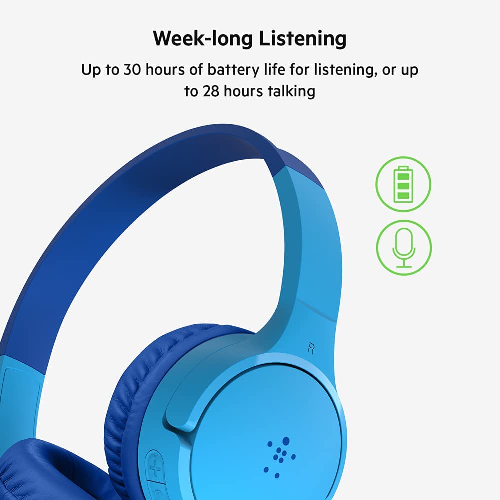 Belkin SoundForm Mini Kids On Ear Wireless Headphones