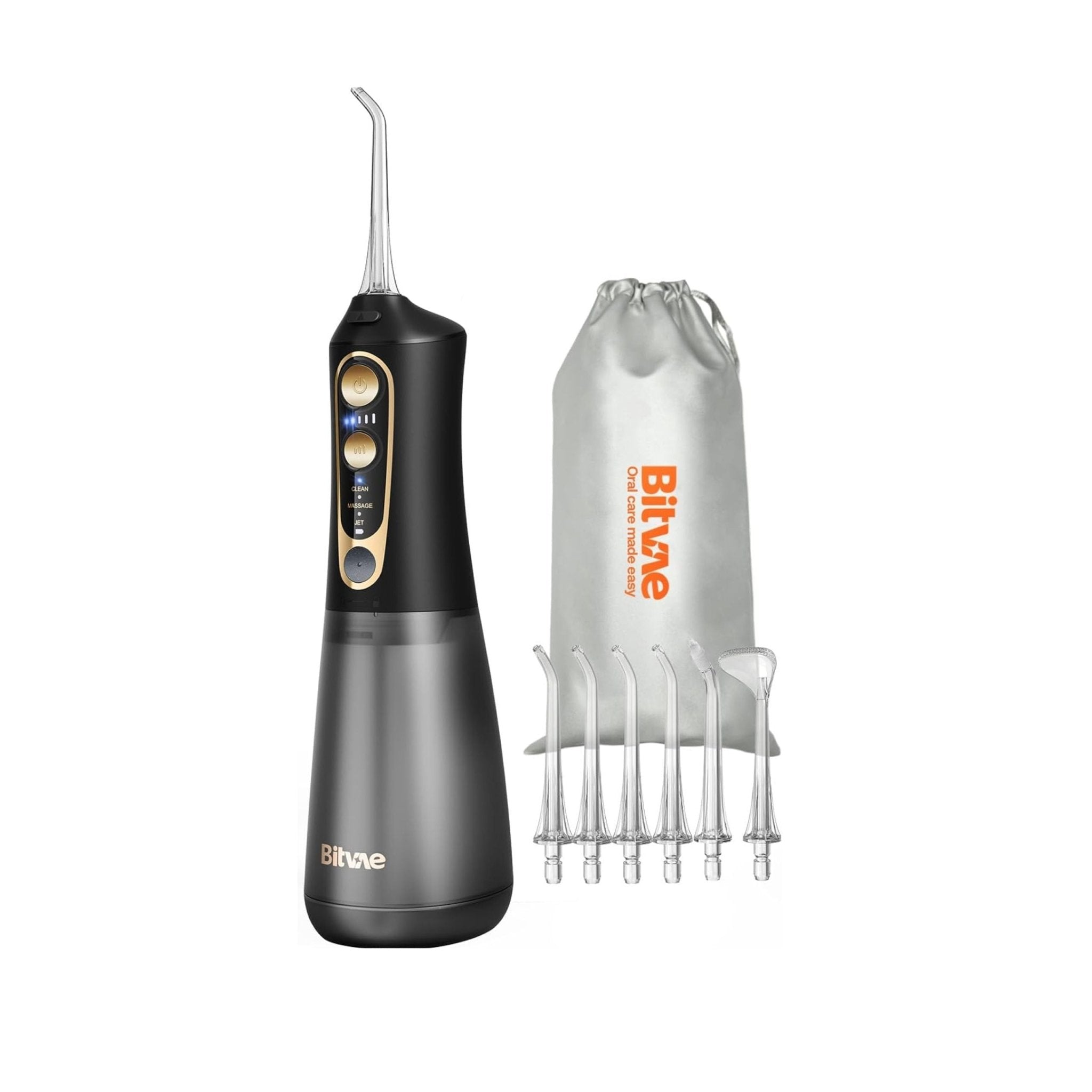 Bitvae Oral Care Cordless C6 Oral Irrigator - Black