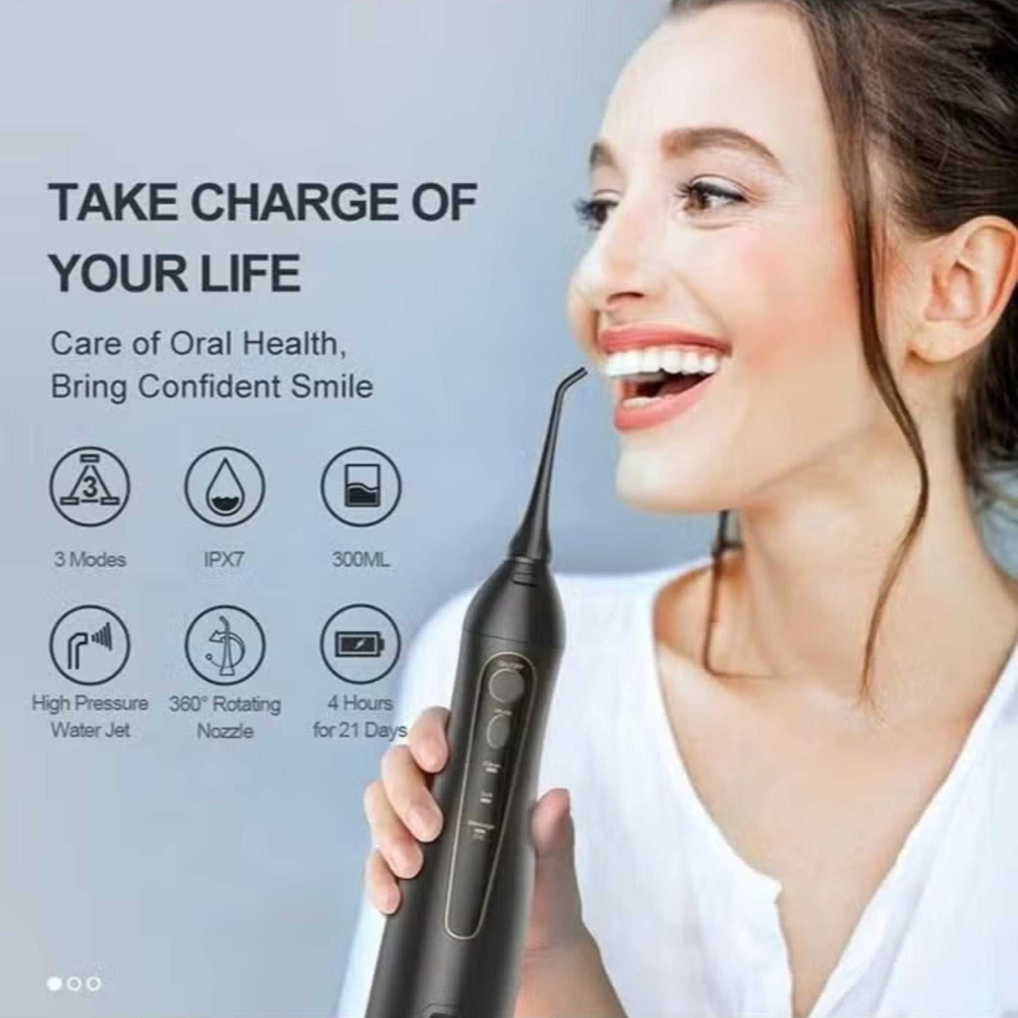 Bitvae Oral Care Cordless F5020E Oral Irrigator - White
