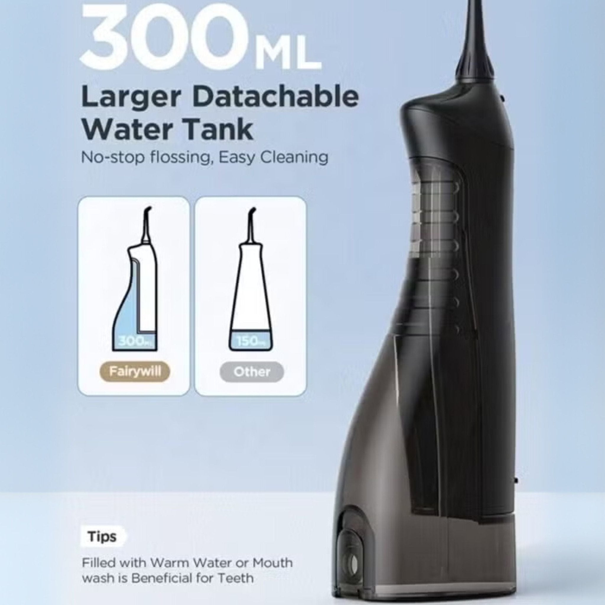 Bitvae Oral Care Cordless F5020E Oral Irrigator - White