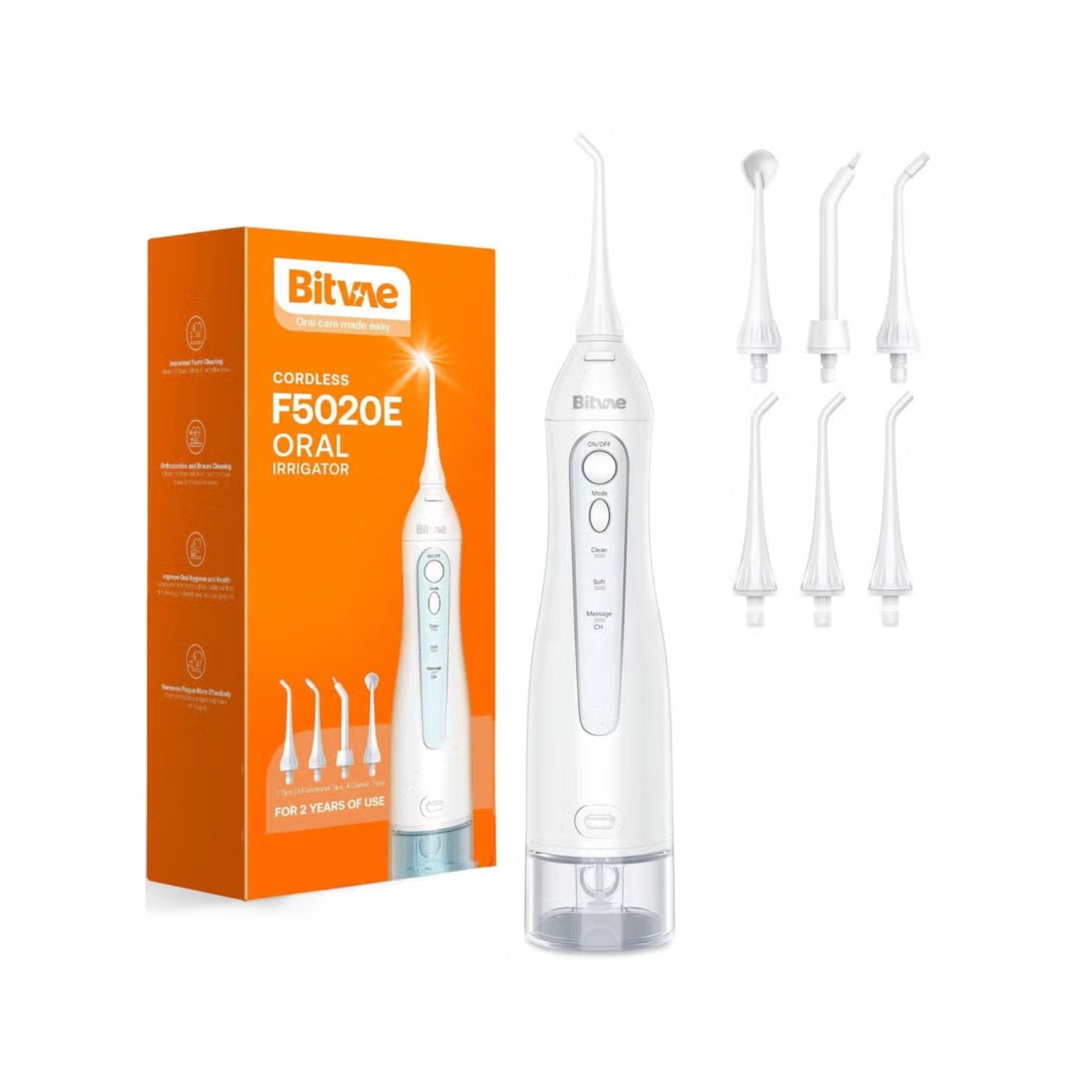 Bitvae Oral Care Cordless F5020E Oral Irrigator - White