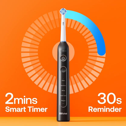 Bitvae Oral Care Daily R2 Rotary Electric Toothbrush - Black