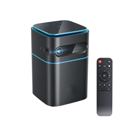 Blulory D3 DLP Projector - Black + Subscribe (channels, movies and series for a year)