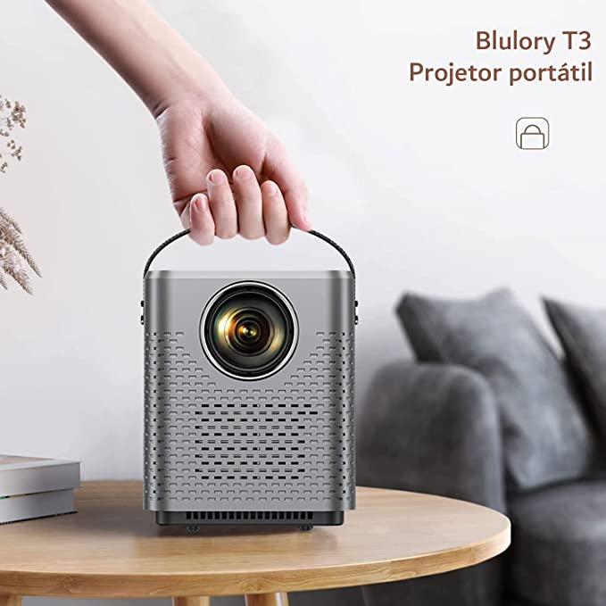 Blulory T3 projector - Gray + Subscribe (channels, movies and series for a year)