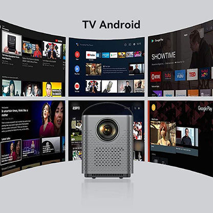 Blulory T3 projector - Gray + Subscribe (channels, movies and series for a year)