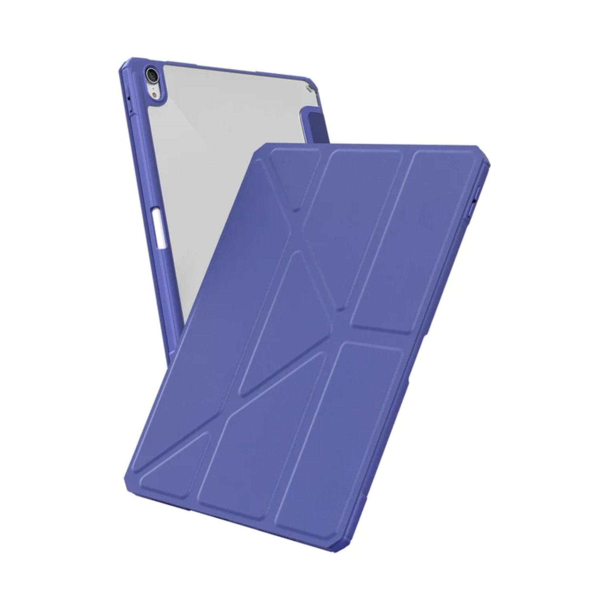 Blupebble Hybrid Folio For iPad Air 10.9" 5th Gen - Purple