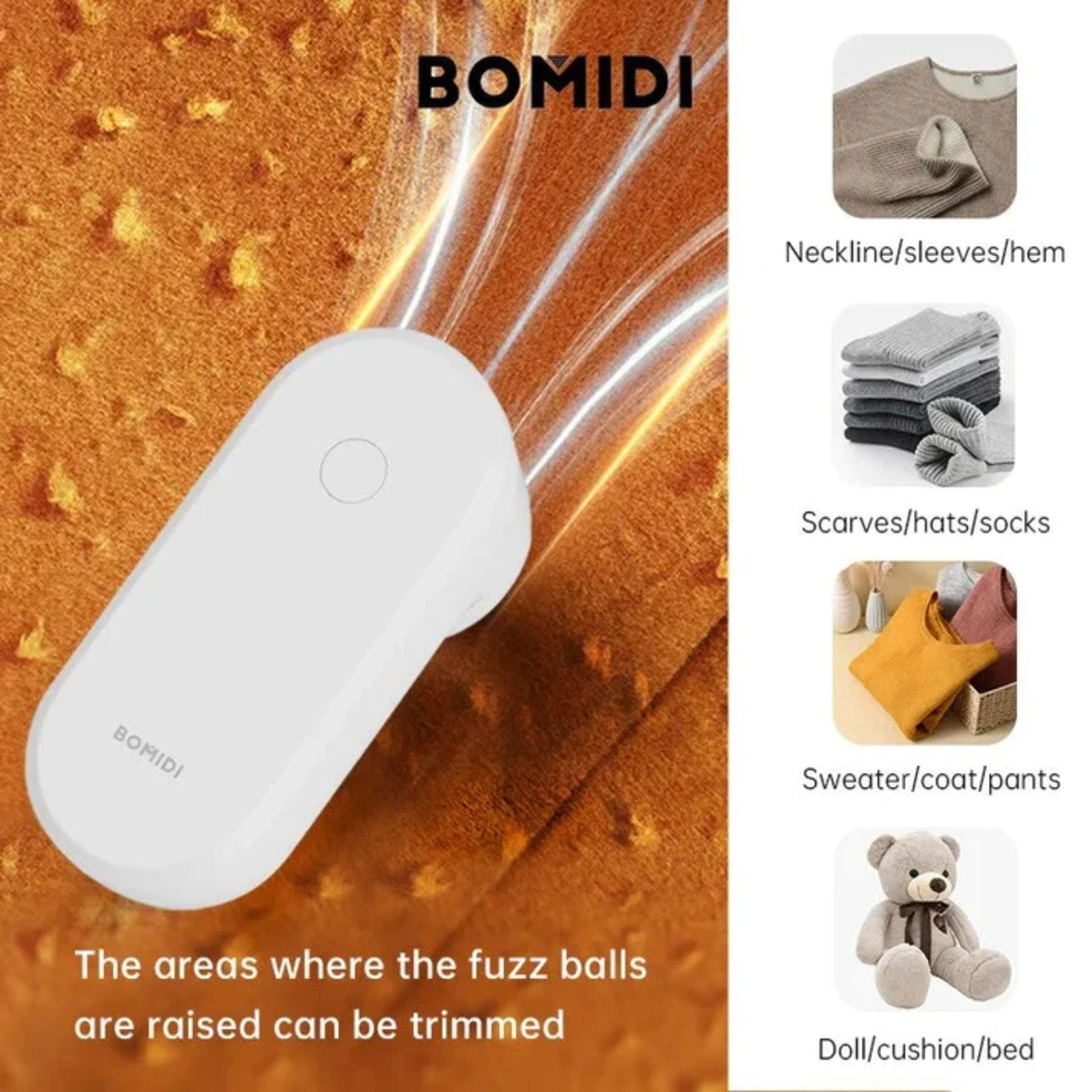 Bomidi Lint Remover - White