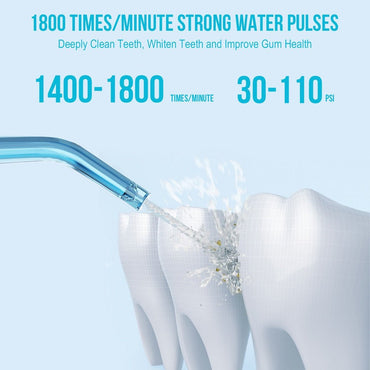 Bomidi Oral Irrigator Dental Portable Water Flosser Tips Rechargeable Teeth Jet D3 Pro