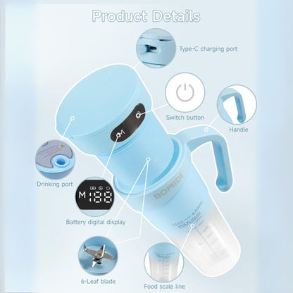 Bomidi Portable Juice Blender JB01 - Blue