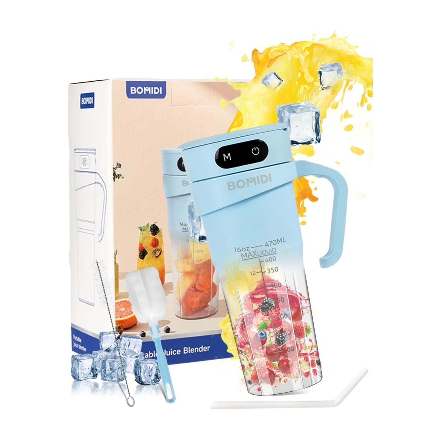 Bomidi Portable Juice Blender JB01 - Blue