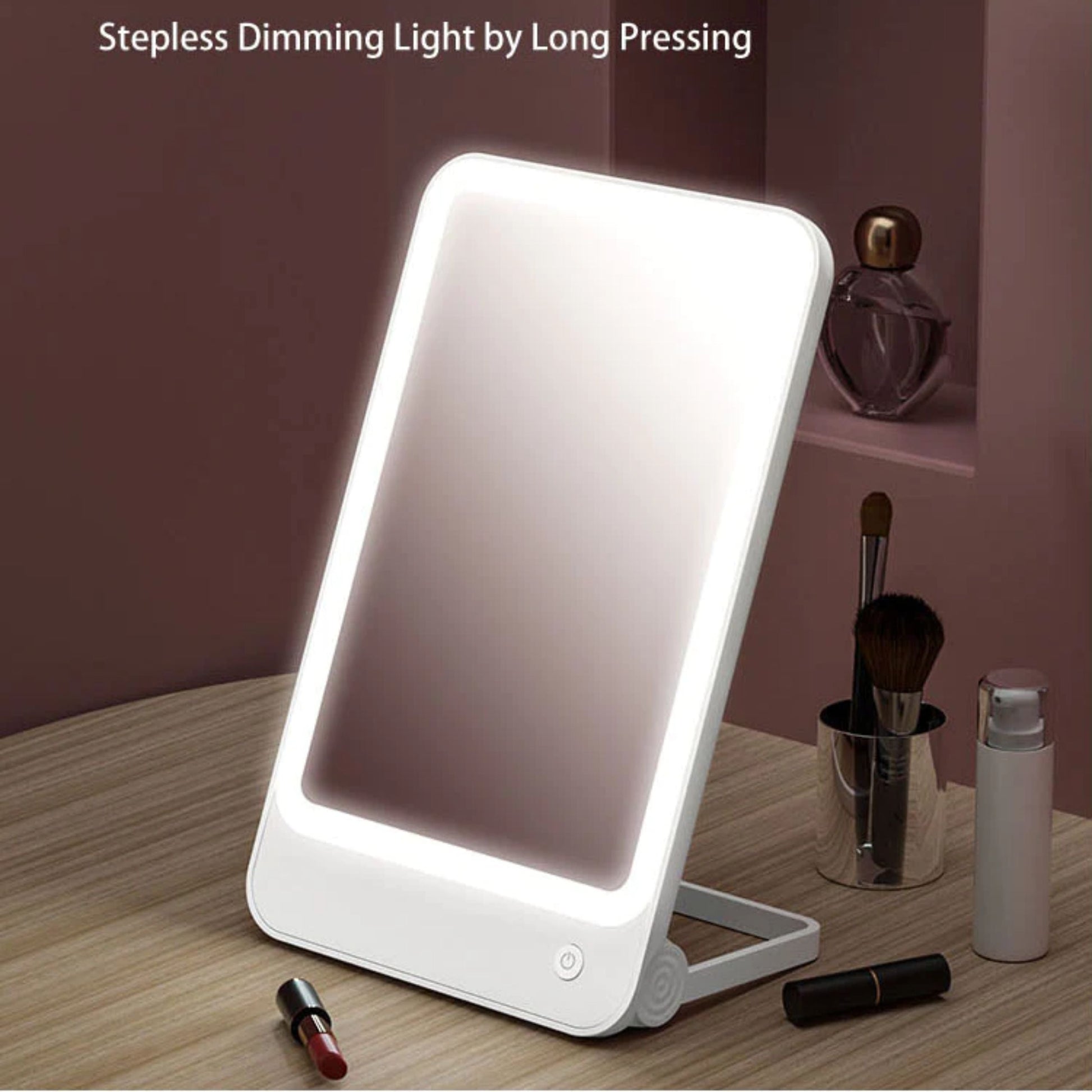 Bomidi R1 Make Up LED Light Mirror - White