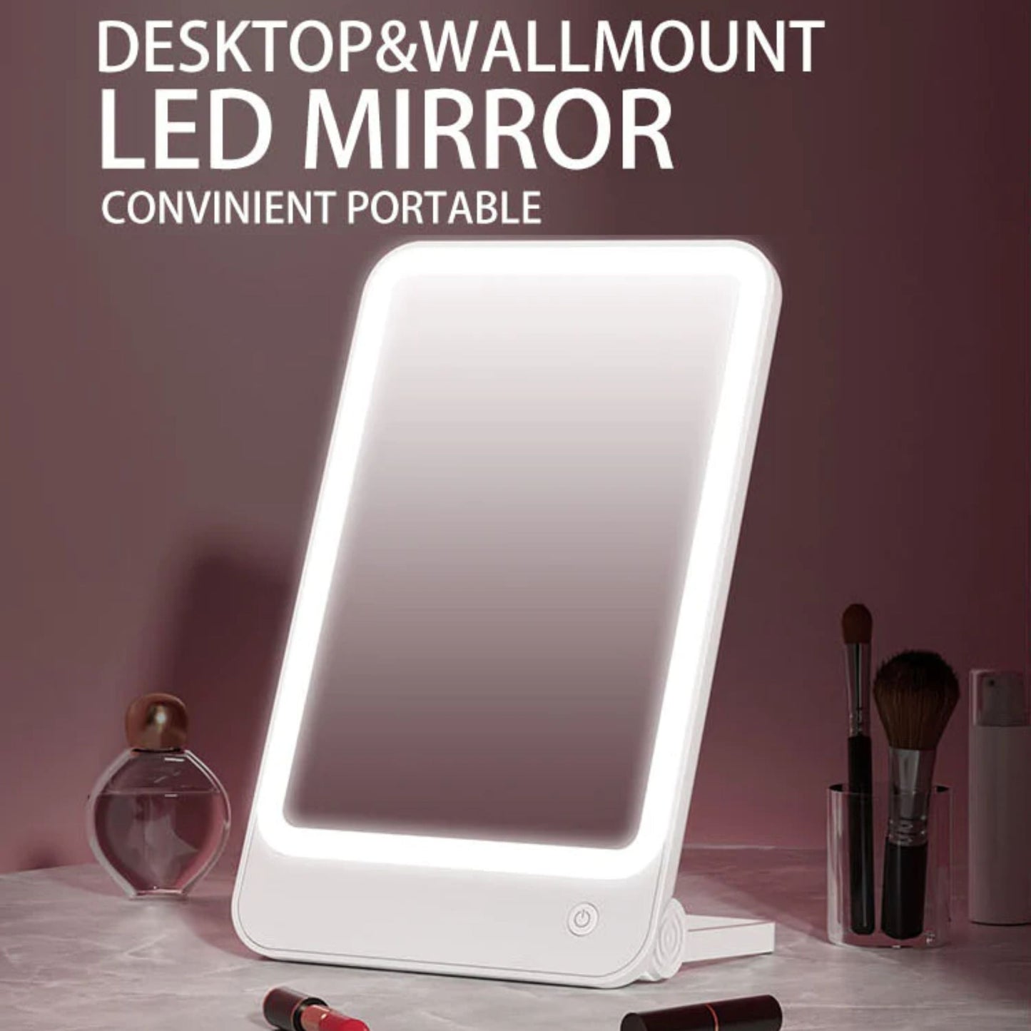 Bomidi R1 Make Up LED Light Mirror - White