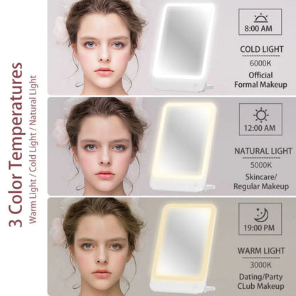 Bomidi R1 Make Up LED Light Mirror - White