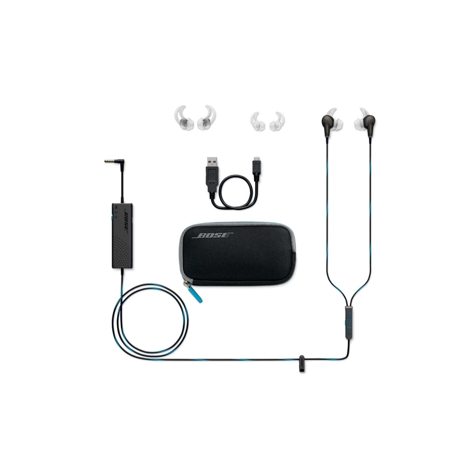Bose QuietComfort 20 Acoustic Noise Cancelling Headphones (iOS) - Black