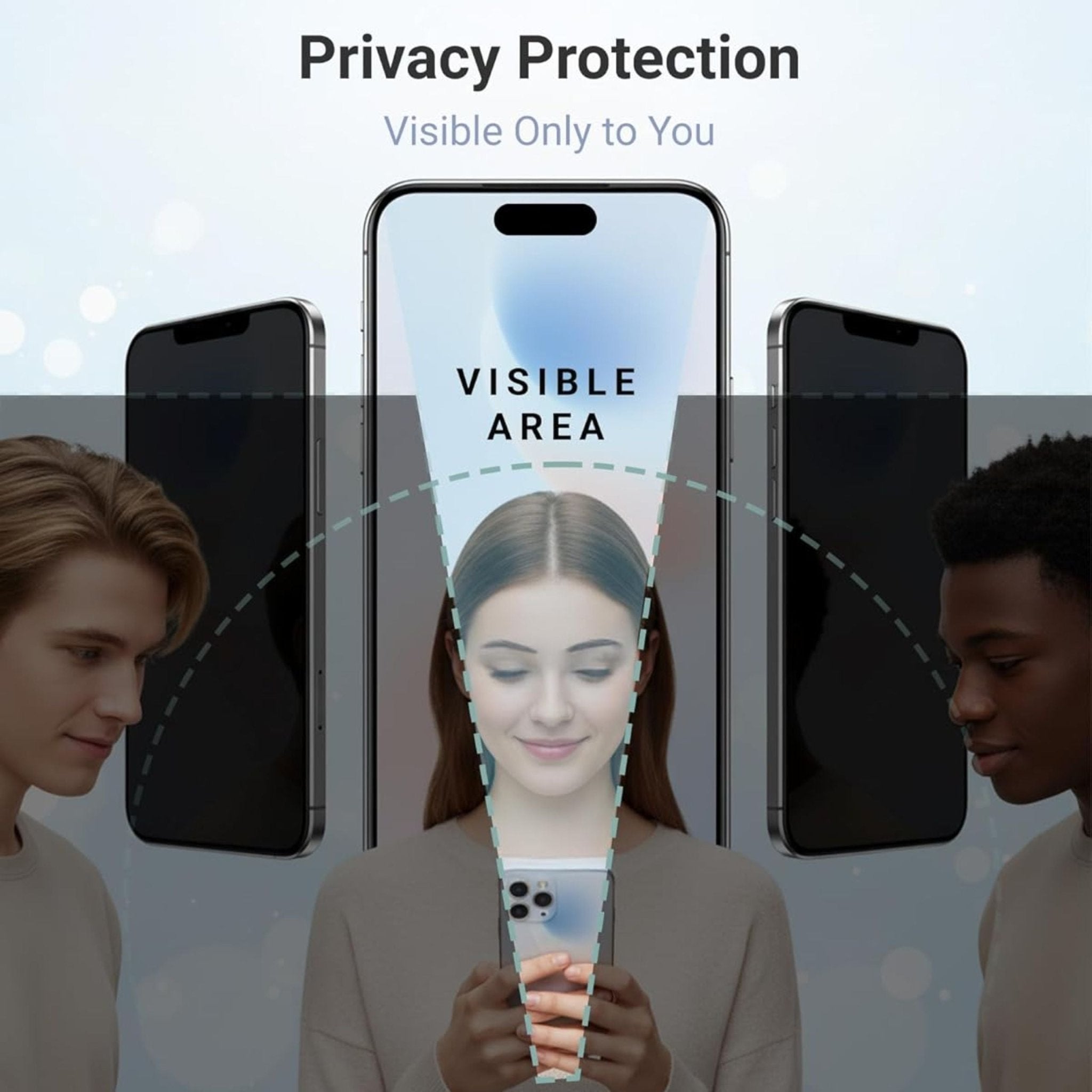 Brave 2.5D Privacy Screen Protector for iPhone 17 Air , 17 Pro & 17 Pro Max Impact & Scratch Protection SP-17M