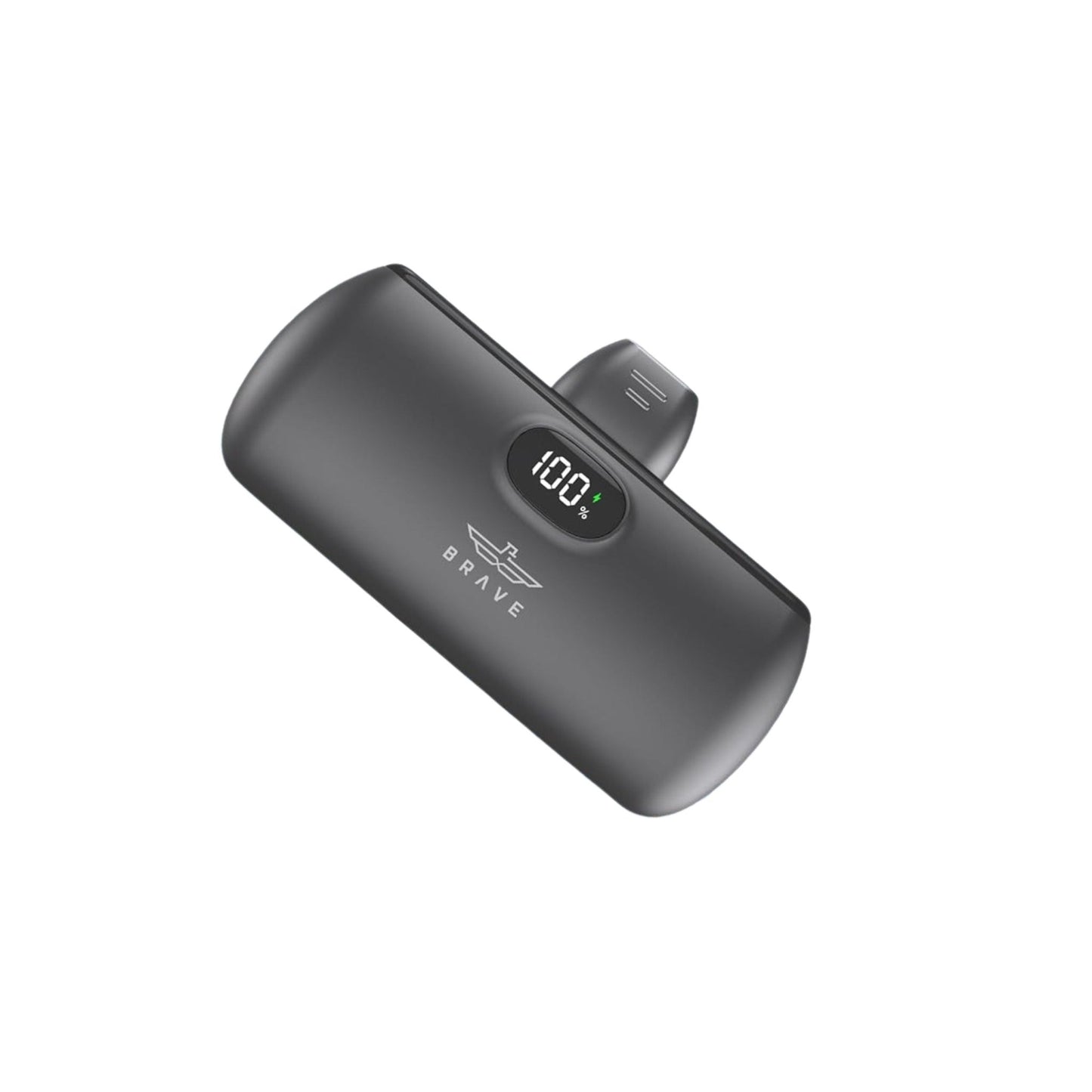 Brave 5000mAh Pocket Pro Mini Portable Power Bank 20W Type-C Connector BP-29 - Black