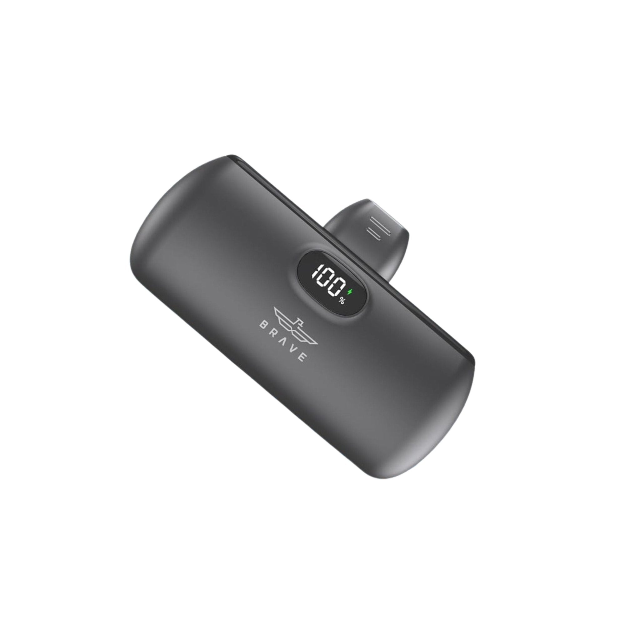 Brave 5000mAh Pocket Pro Mini Portable Power Bank 20W Type-C Connector BP-29 - Black