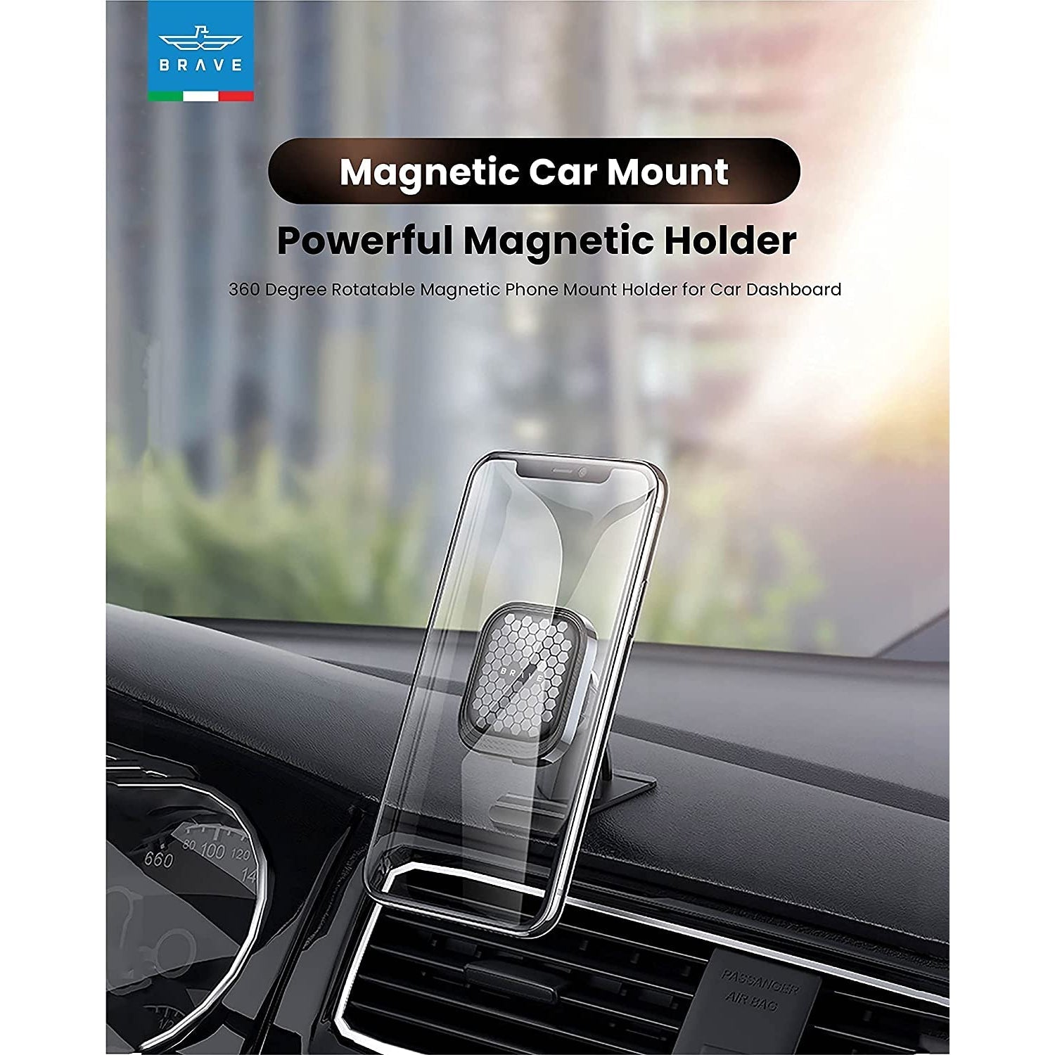 Brave Magnetic Car Mount Powerful Magnetic Holder