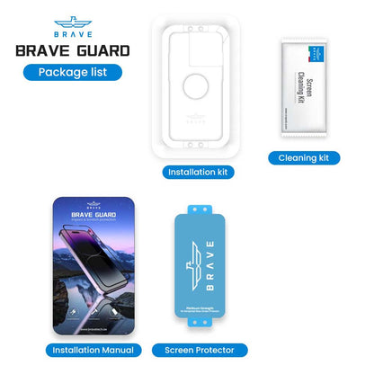 Brave Privacy Screen Protector for iPhone 15 Pro / 15 Pro Max , Impact & Scratch Protection SP-15P