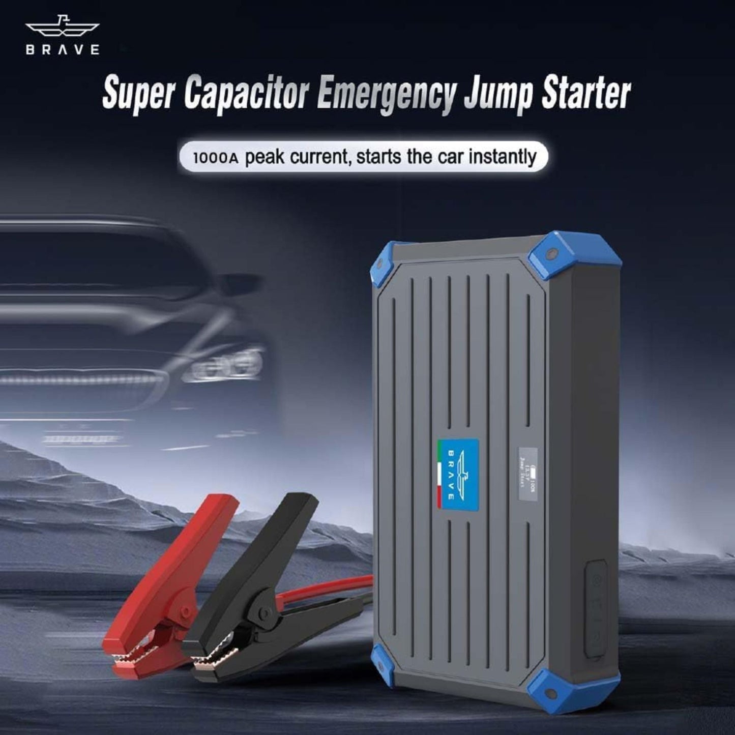 Brave Super Capacitor Jump Starter BJS-11 PRO - Black