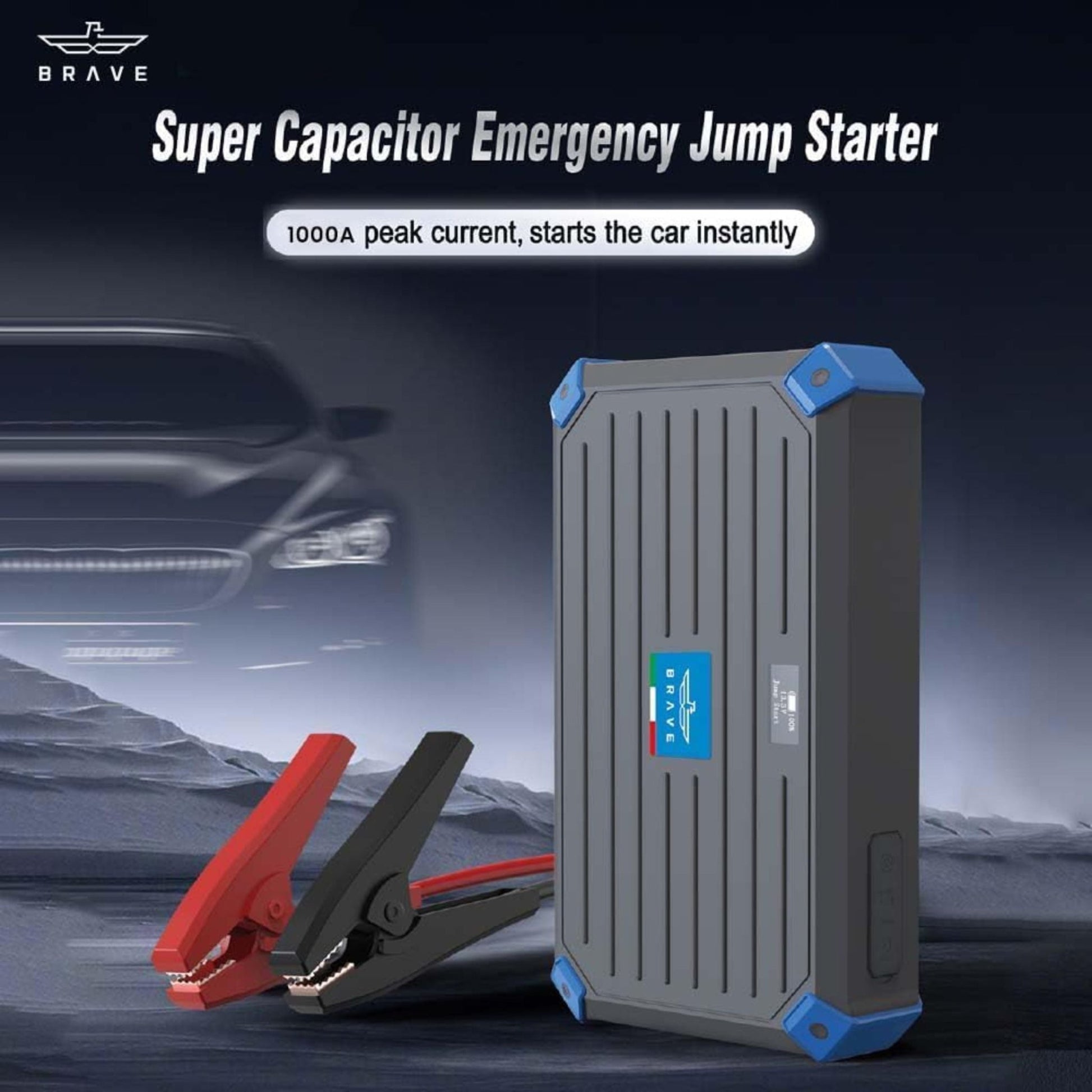 Brave Super Capacitor Jump Starter BJS-11 PRO - Black
