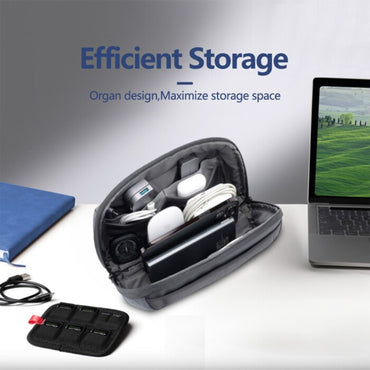 Brave Tech Pouch Organizer - Portable Gadget Storage Bag BTP-01 - Black