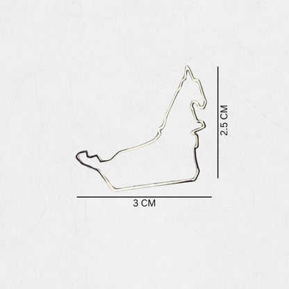 Brooch UAE Map - Silver