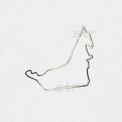 Brooch UAE Map - Silver