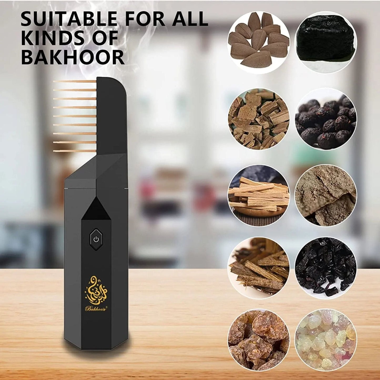 Bukhoor comb 2 in 1 BK-26