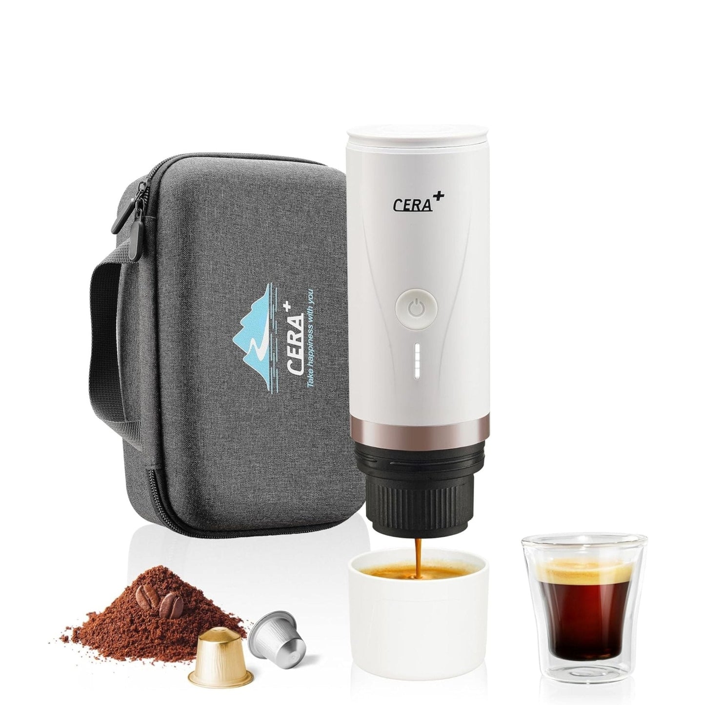 CERA+ Portable Coffee Maker PCM03 Heating by Battery