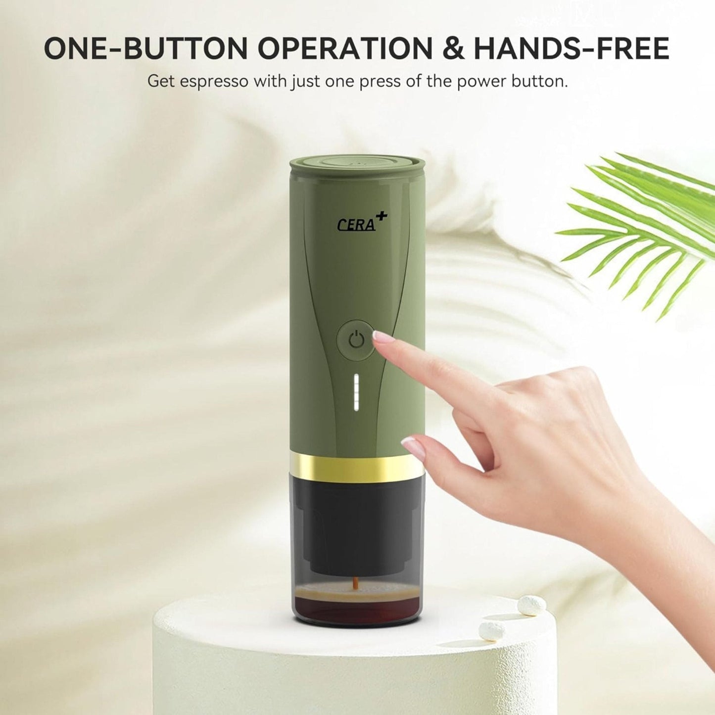 CERA+ Portable Coffee Maker PCM03 Heating by Battery