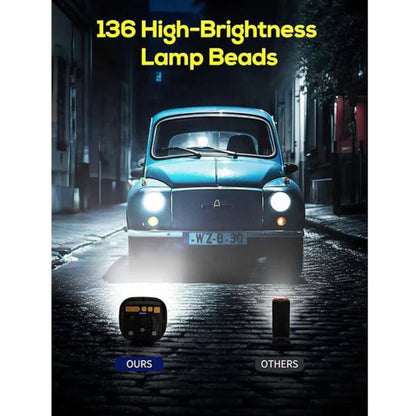 COB Rechargeable Multifunctional Work Light W891-2 - Yellow