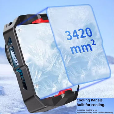 COOLER Battery Type Semiconductor Cell Phone Cooler S17 - Black