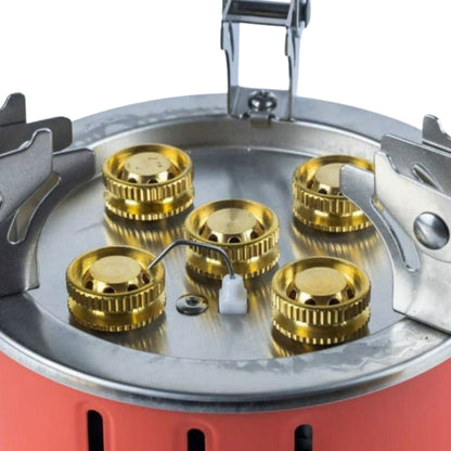 Camping Family Camping Stove 5 Burners 18500W CM-38481 - Orange