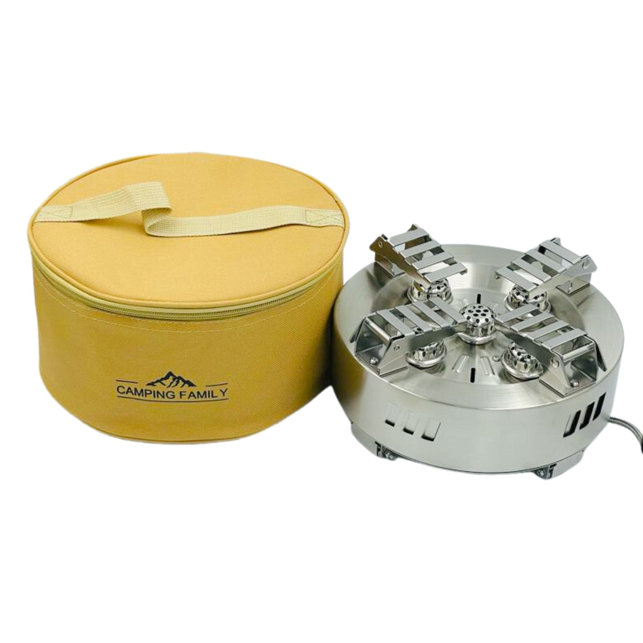 Camping Family Camping Stove 5 Burners 18800W CM-38480 - Silver