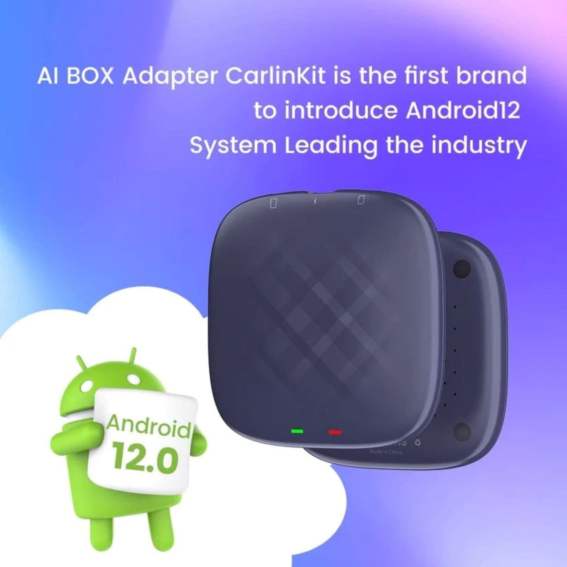 Car Android Box Full Android System 4G 8GB 128GB - Dark Blue