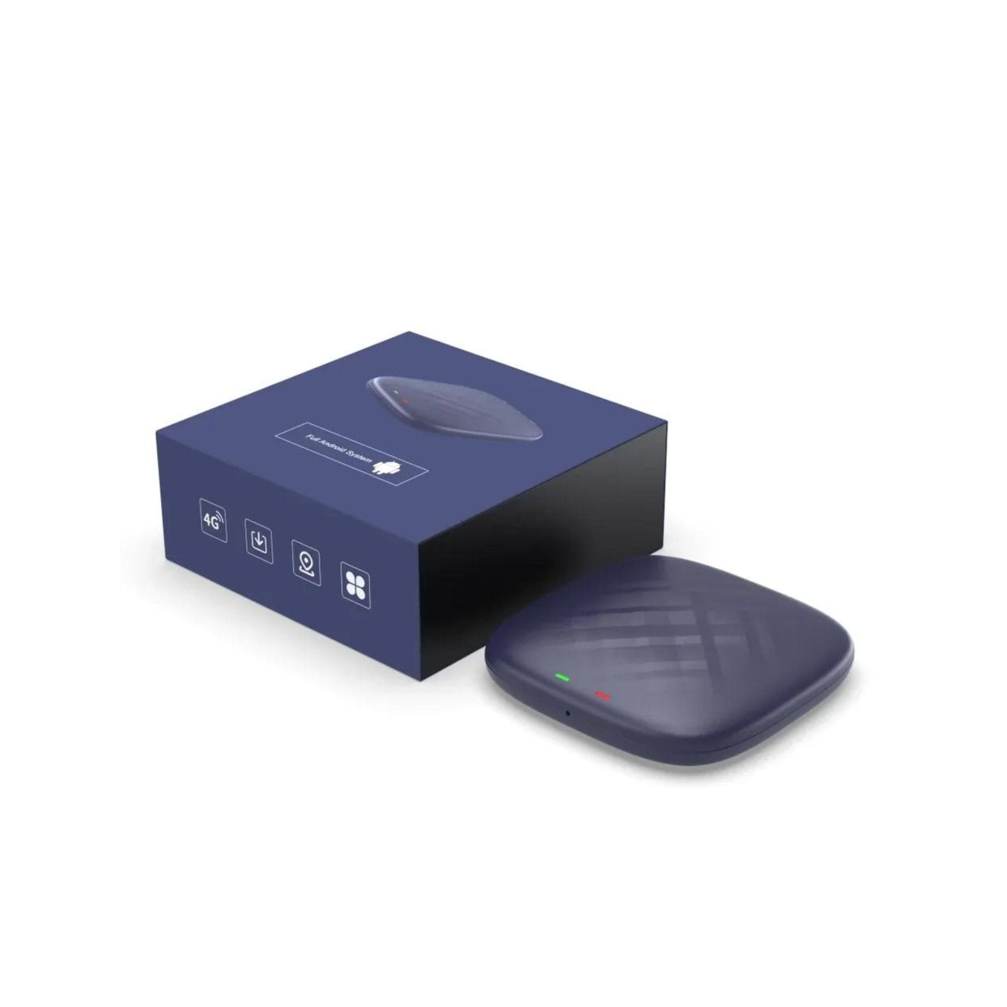 Car Android Box Full Android System 4G 8GB 128GB - Dark Blue