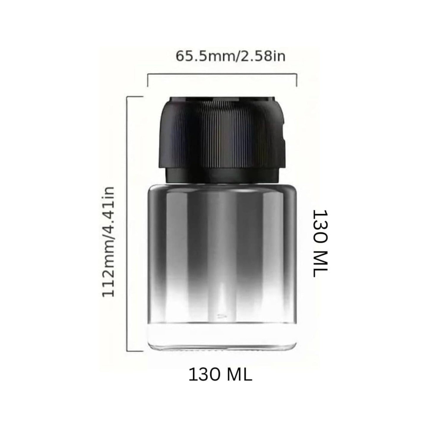 Car Fragrance Diffuser 130mL - Black