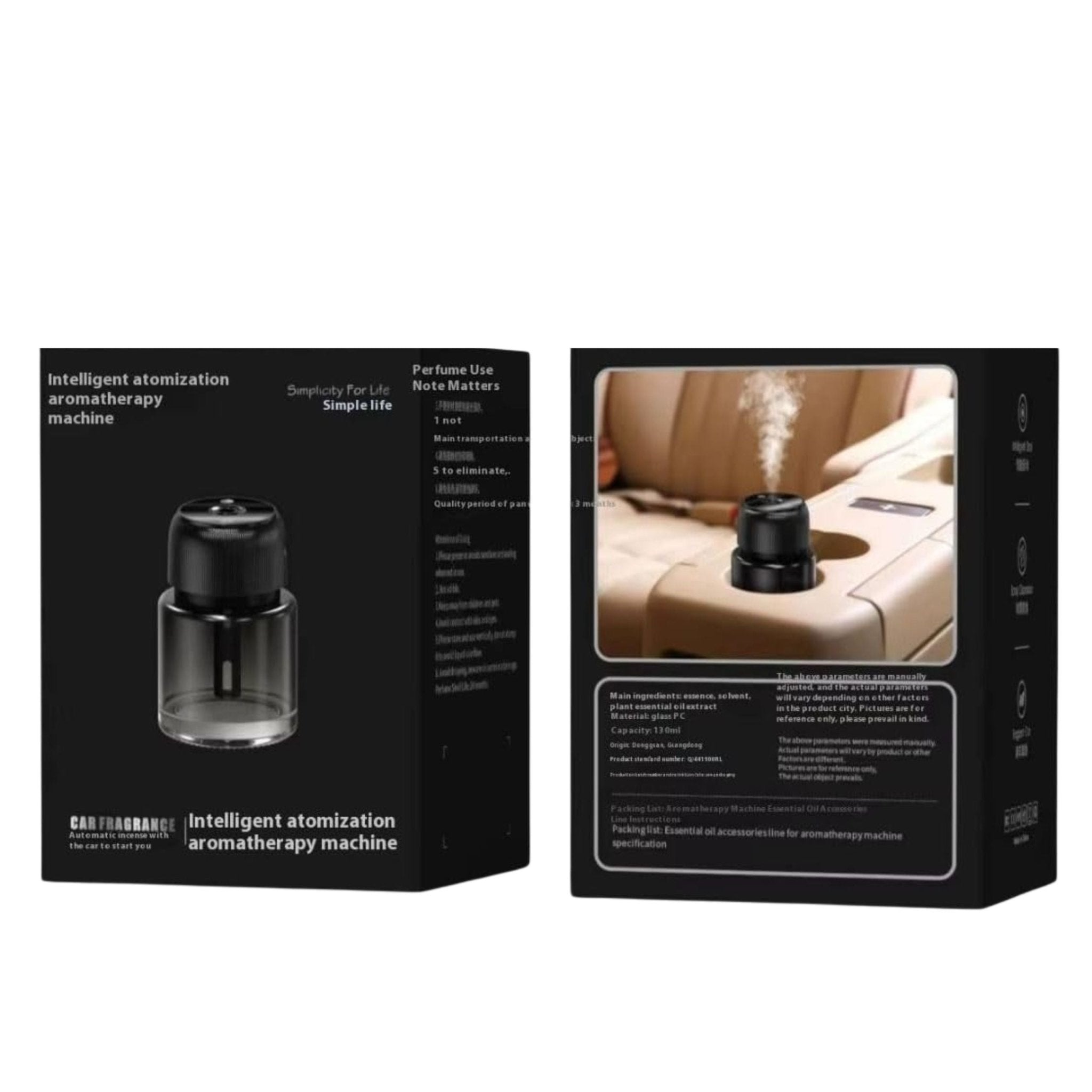 Car Fragrance Diffuser 130mL - Black