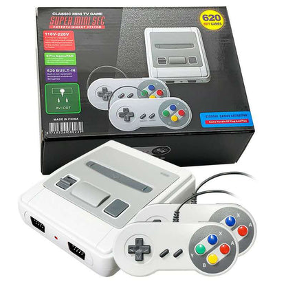 Classic Mini AV-OUT TV Game Super Mini SFC Entertainment System Built-in 620 8bit Games