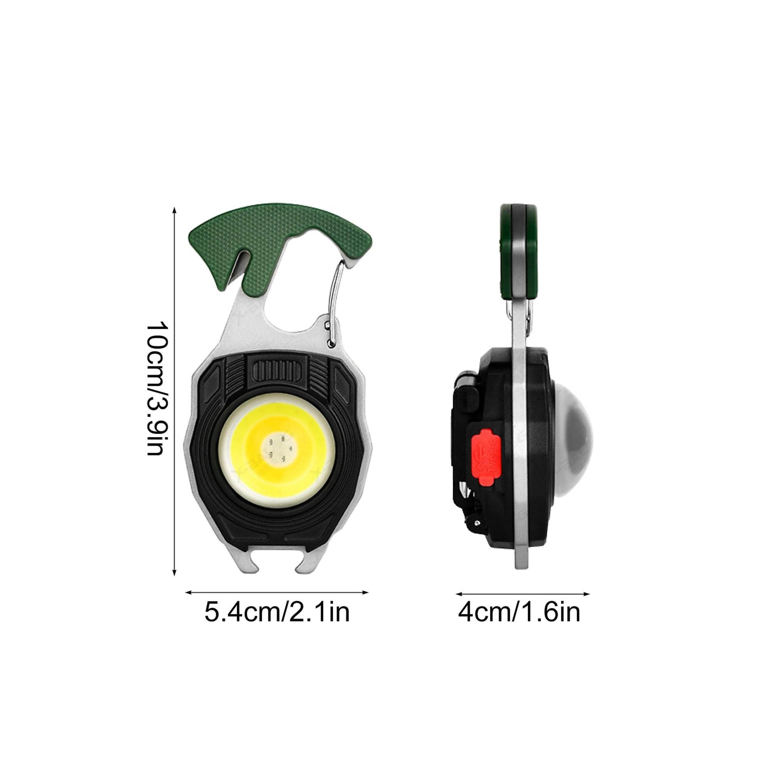 Cob Keychain Light Portable Mini LED Flashlight