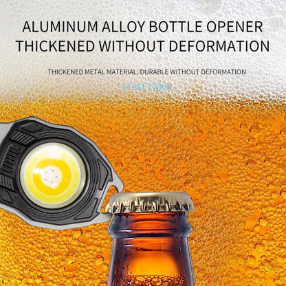 Cob Keychain Light Portable Mini LED Flashlight