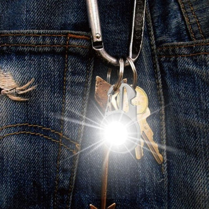 Cob Rechargable Keychain Light - W5137 -Silver